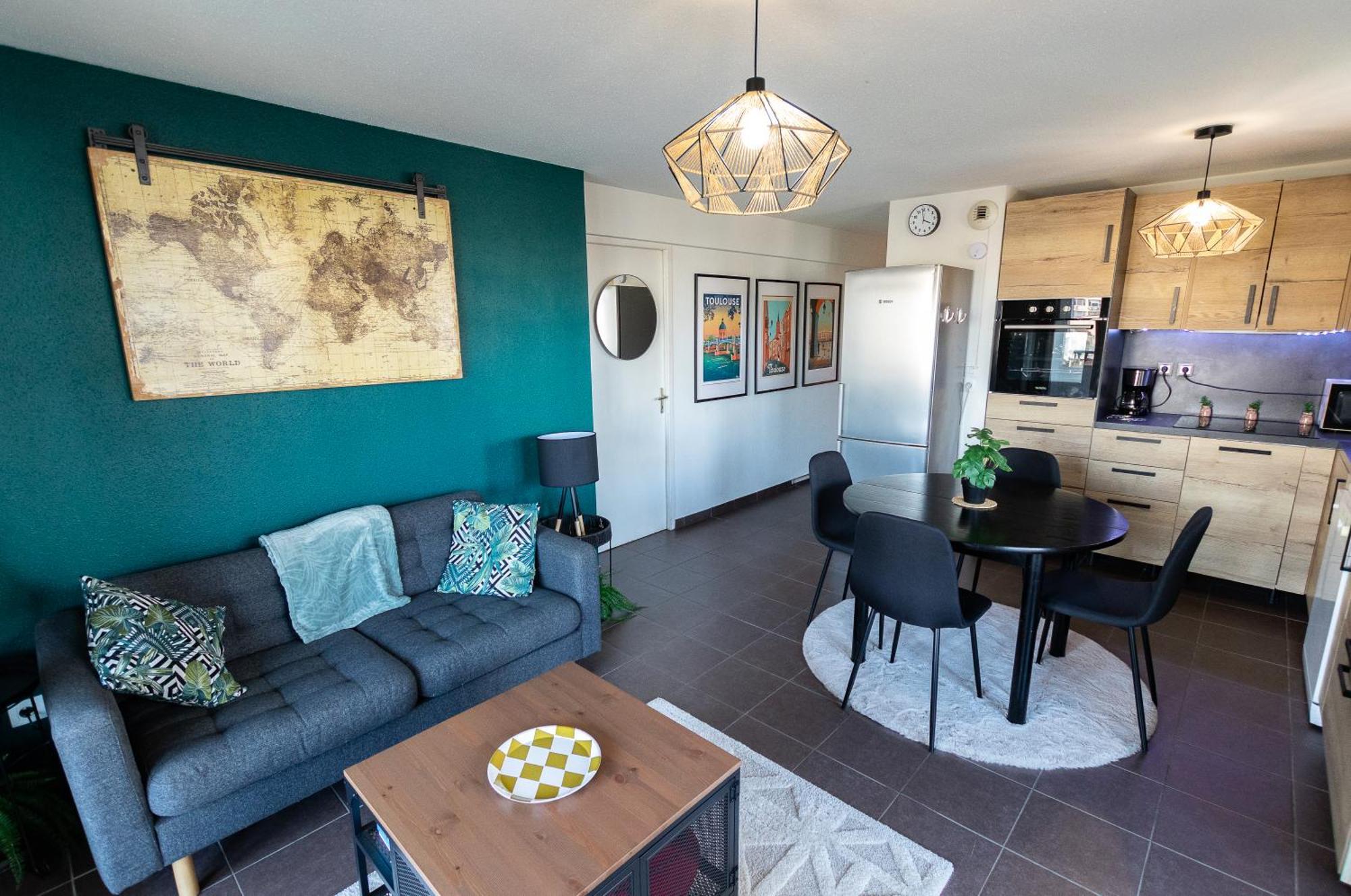 Chouette , Un Logement T3 Cozy Tout Proche Du Metro Et Parking Prive A Disposition 圖盧茲 外观 照片